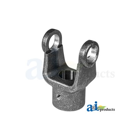 A & I Products 1800 Series, 1 1/4" Round Bore, 3 3/4" Length, 5/16" Keyway, 3/8"-16 Tapped Hole 3.5"x3.5"x5" A-D188020
